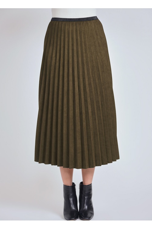 Wendy Midi Skirt - Dark Olive main image 1